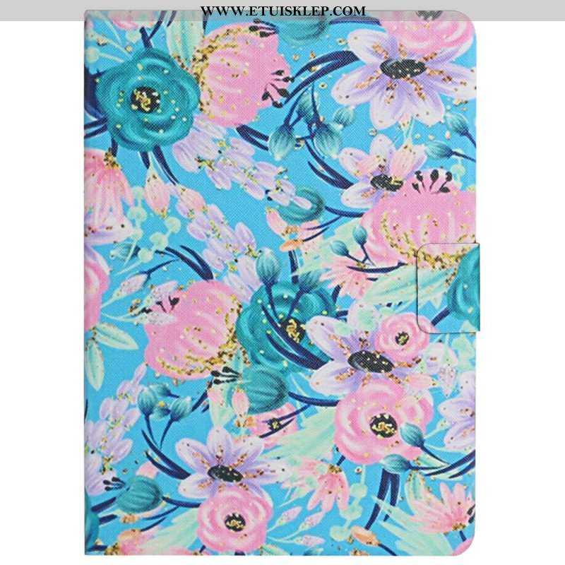 Etui Folio do Samsung Galaxy Tab A8 (2021) Kwiaty Kwiaty Kwiaty